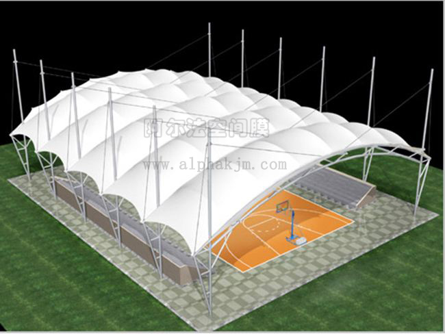 球場張拉膜結(jié)構(gòu)